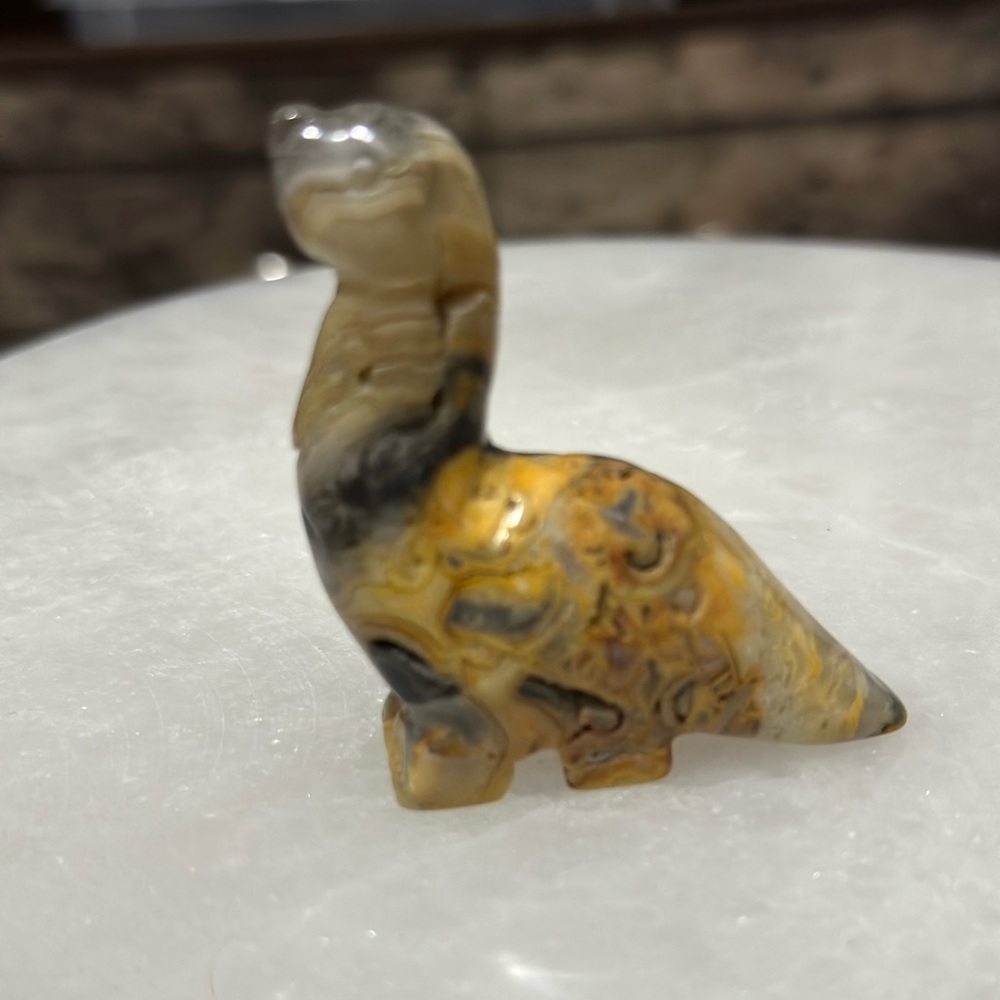 Crazy lace agate dinosaur 🦕